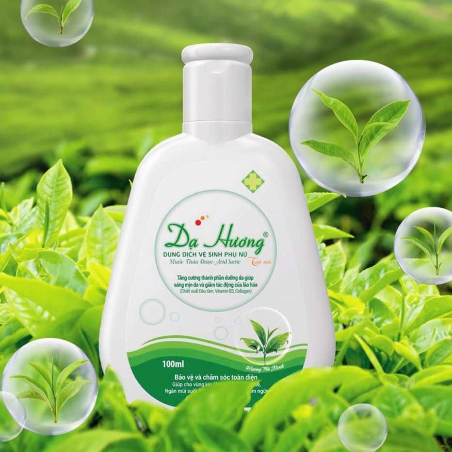 Ảnh Dung dịch vệ sinh Dạ Hương phụ nữ hương trà xanh 100ml - Dạng gel truyền thống dịu nhẹ tươi mát 3