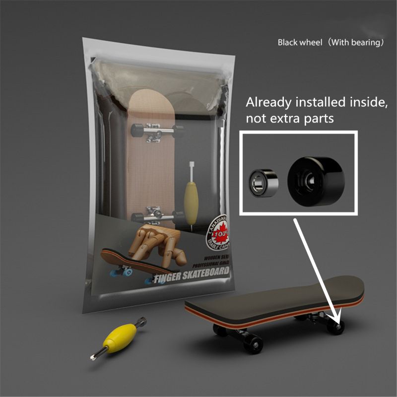 Finger SkateBoard  Fingerboard Toy Professional Stents Finger Skate Set