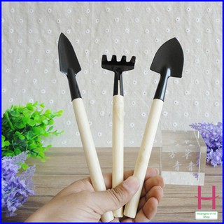 Bộ dụng cụ làm vườn mini cho chậu hoa bonsai tiện dụng { H }