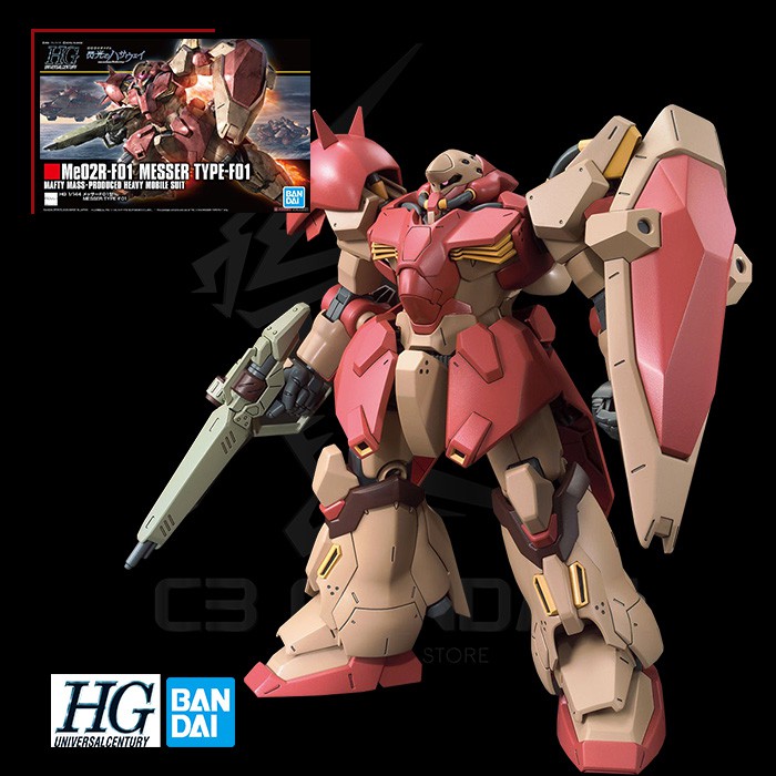 MÔ HÌNH GUNDAM BANDAI HG 233 1/144 ME02R-F01 MESSER TYPE-F01