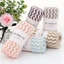Combo 10 cái Khăn mặt cotton lông cừu Hàn Quốc mềm mịn siêu thấm nước kẻ sọc , Khăn lau tay đa năng 50x35 cm