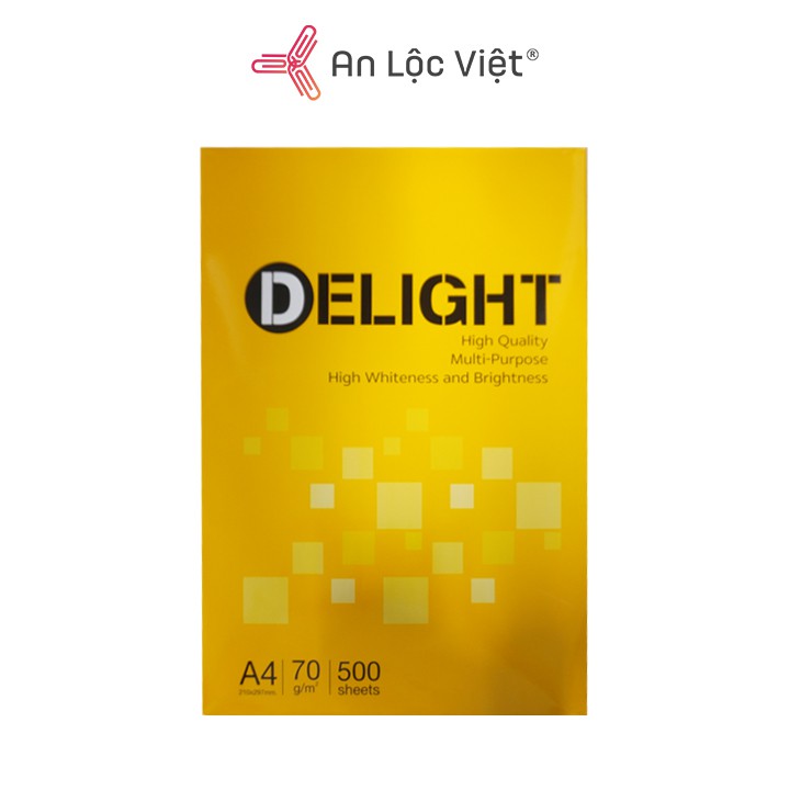 [Nowship] Giấy A4 Delight 70 gsm (1 ram = 500 tờ) | Shopee Việt Nam