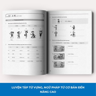 Sách - Tiếng Hàn tổng hợp dành cho người Việt Nam - Sách bài tập sơ cấp 1