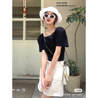Mắt kính râm oval Bự Store thời trang nam nữ mẫu Hàn quốc 915