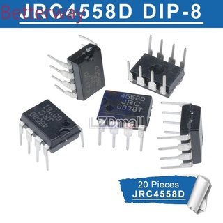 Bộ 50 20 Chiếc JRC4558D DIP-8 JRC4558 NJM4558D 4558 4558D JRC4558 NJM4558 DIP8 Dual Op Amp Khuếch Đại IC betterway