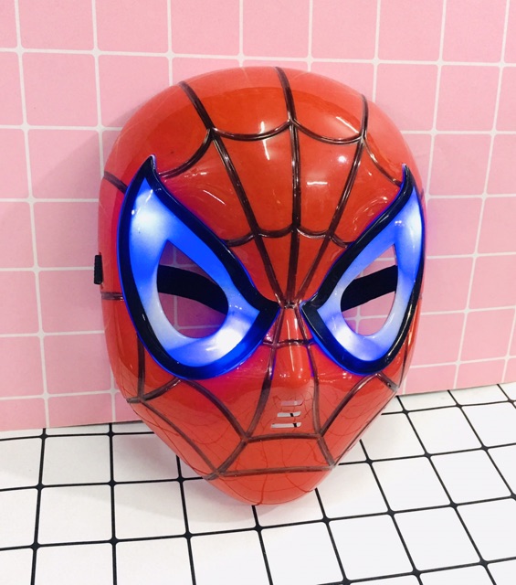 Phụ Kiện Người Nhện Spider Man Gồm Mặt Nạ Áo Chàng Kiếm Khiên Có Đèn Nhạc  Hoá Trang , Mặt Nạ Siêu Anh Hùng Cosplay | Shopee Việt Nam
