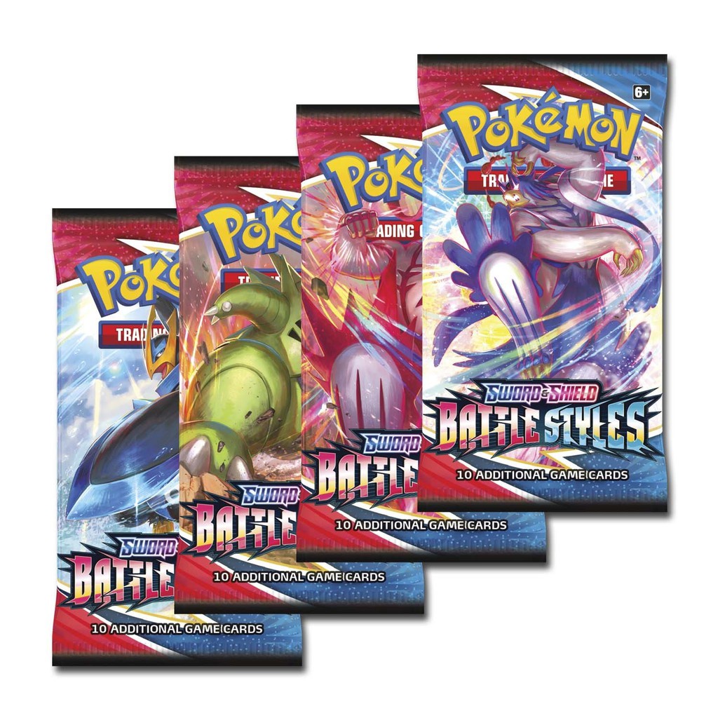 Gói Thẻ Bài Pokemon TCG - Sword & Shield Battle Styles (1 Gói) | Shopee ...