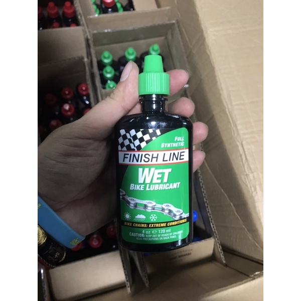 Dầu Tra Sên FINISH LINE WET 120ml - WET Bike Lubricant