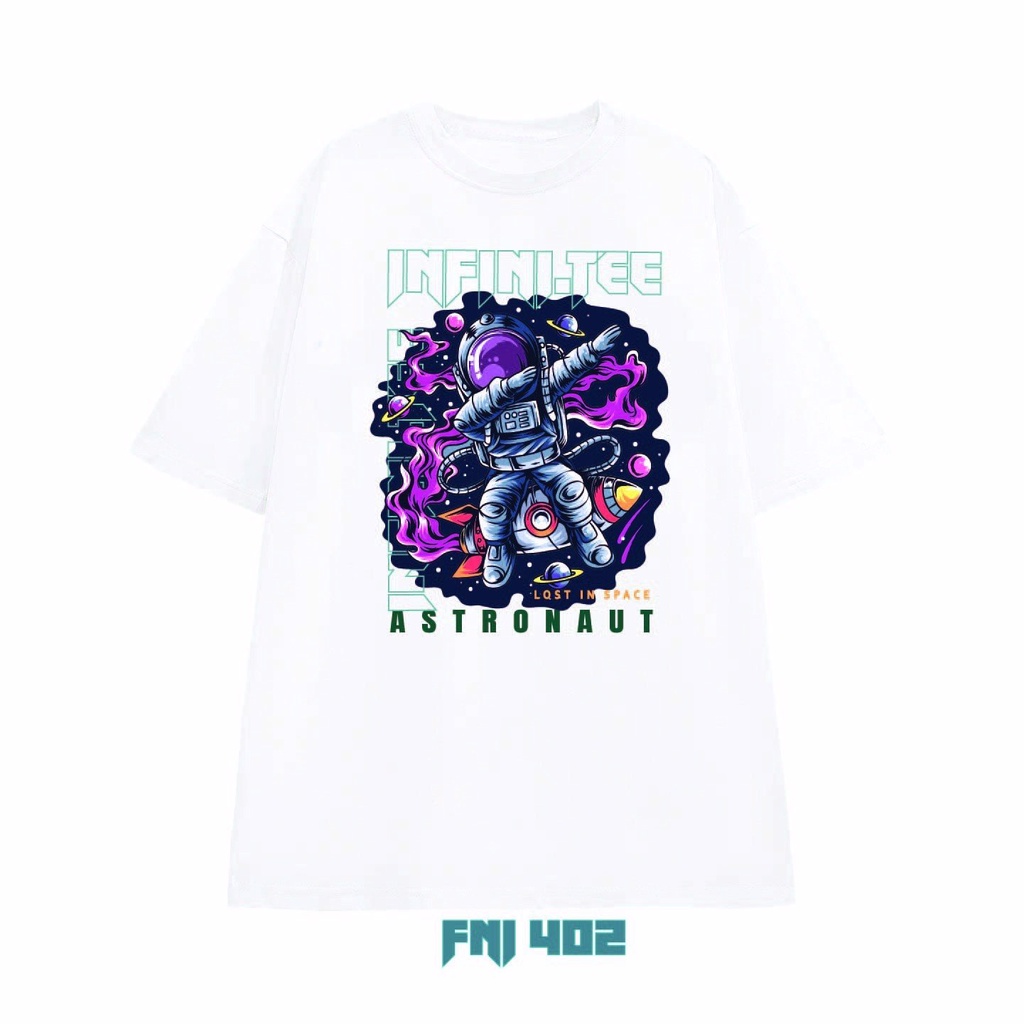 Áo thun INFINITEE Fni0402, Thun 100% Cotton - form rộng Unisex.