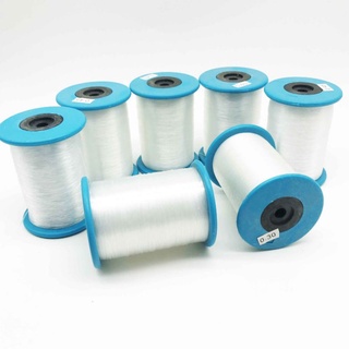 Cuộn chỉ cước 0.2mm dài 3500m đính cườm, làm trang sức...