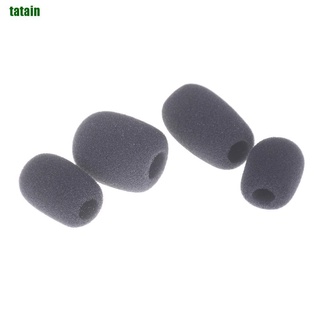 [Hàng mới về] 10 vỏ xốp màu đen bọc đầu micro chống gió