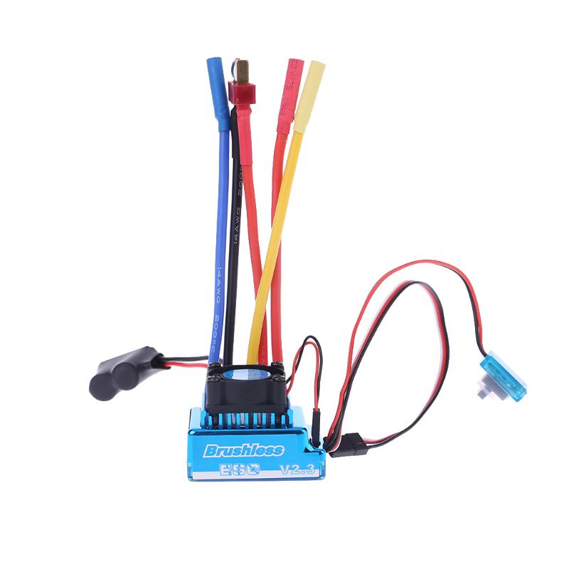 Fol Bộ điều khiển tốc độ điện tử không chổi than RC Chống bụi ESC 45A 60A 80A 120A cho 1 8 1 10 1 12 RC Xe bánh xích hoàn toàn mới Acces