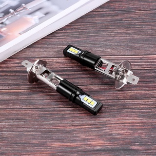 Bộ bóng đèn pha LED 2X H1 6000K màu trắng siêu sáng 6000LM DRL có độ cao