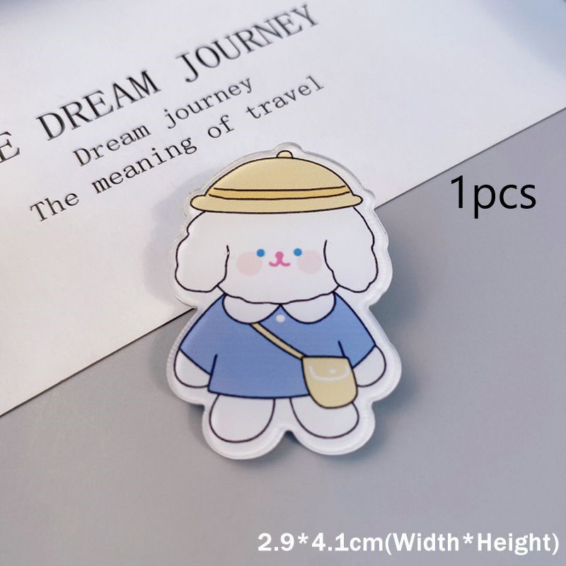 Sỉ Ghim cài balo túi xách,Sticker cài áo, túi xách balo hình VỊT CON dễ thương,KT 3-5cm nhựa acrylic-FADICO