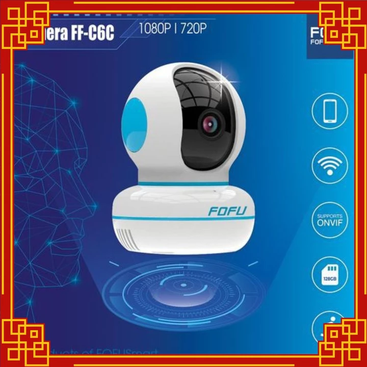 [Siêu rẻ]Camera Không dây 360 độ Fofu C6C|Camera wifi gia re|camera thông minh|camera giám sát wifi