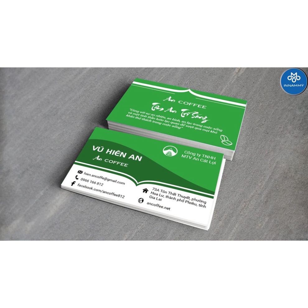 100 CARD VISIT 2 MẶT LOẠI 1 THIẾT KẾ THEO YÊU CẦU | Shopee Việt Nam