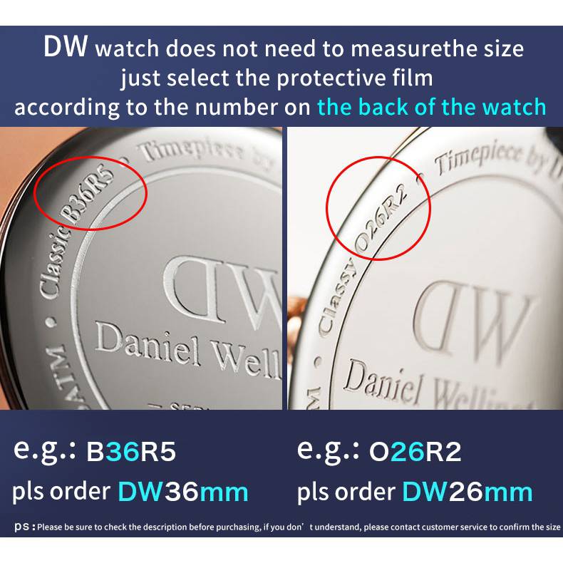 2 Gói Kính Cường Lực Bảo Vệ Màn Hình Đồng Hồ Thông Minh LCD Phim Dành Cho Daniel Wellington DW 26mm 28mm 30mm 32mm 34mm 36mm 38mm 40mm 0.3mm 2.5D 9H Trong Suốt