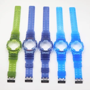 Dây Đeo Đồng Hồ Màu Trong Suốt Chống Thấm Nước Cho Casio G-SHOCK GA120 110 100 GD100 GD110 GD120 GA-110GB GAX-100