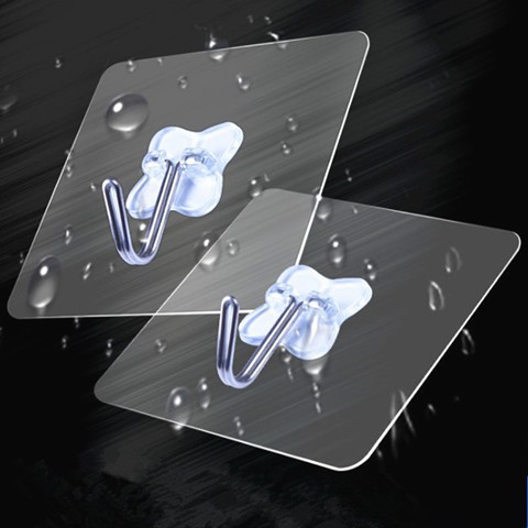 [ DEAL 1K ] Móc dính tường siêu bền - móc dính tường tiện lợi trong suốt - móc dính trong suốt siêu chịu lực