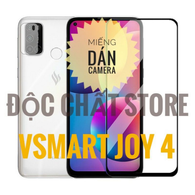 Combo Vsmart Joy 4 - Kính cường lực và Dán Camera