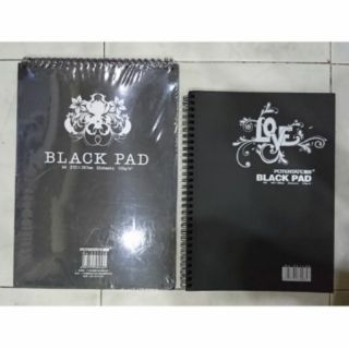 Sổ Giấy Đen Fabriano / Potentate Nhiều Kích Cỡ size B5/A4/A3 ♥