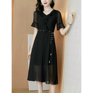 (HCM) Đầm voan chiffon 2 lớp Thời Trang siêu xinh , tôn dáng sành điệu cho các quý cô quý chị em KB FASHION