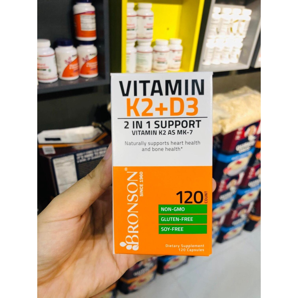 BRONSON VITAMIN K2 MK7 + VITAMIN D3 Shopee Việt Nam