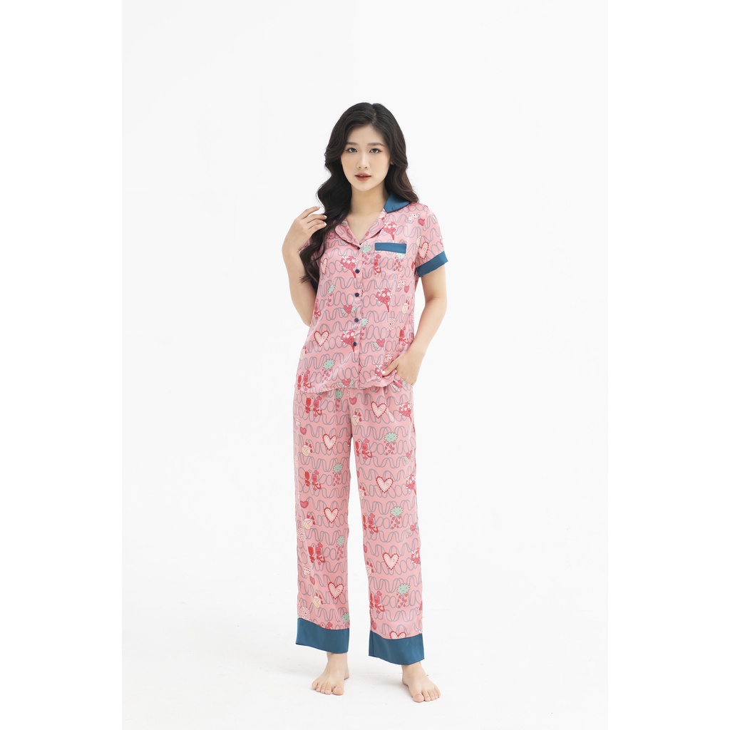 Ảnh Pijama Lụa Satin Nhật Dài Tay JAPAN SILK Chính Hãng 3