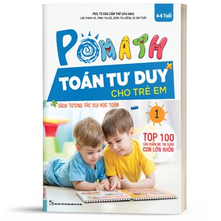 Sách - POMath - Toán tư duy cho trẻ em - Sách tương tác vui học toán -1