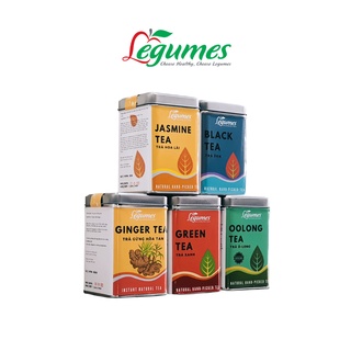 Trà Gừng Hòa Tan Légumes 200g - Ginger Tea Nguyên Chất, Ấm Cơ Thể, Giảm Cảm, Tốt Cho Tiêu Hóa