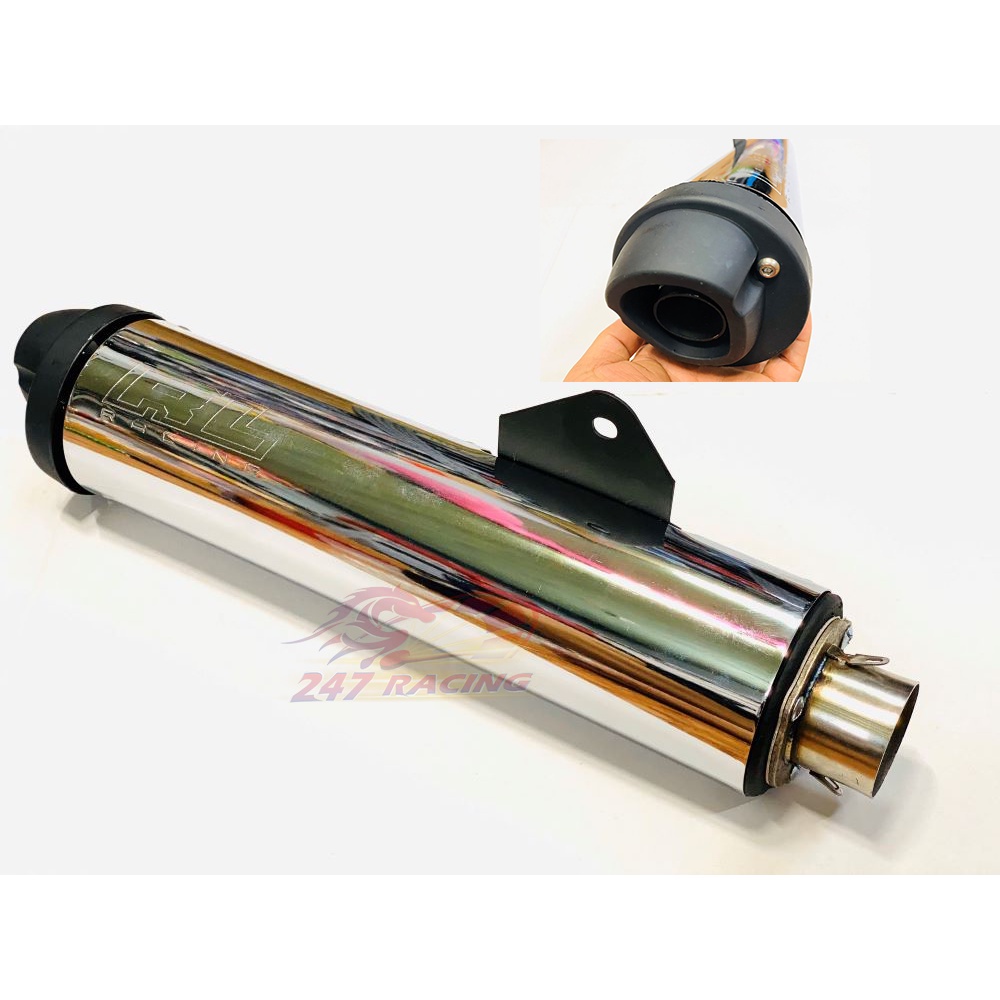 Lon Pô CBR đít TFX tặng kèm Adapter Inox gắn xe máy