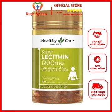 Mầm Đậu Nành Healthy Care Super Lecithin Đẹp Da Đào Thải Độc Tố Gan Cân Bằng Nội Tiết