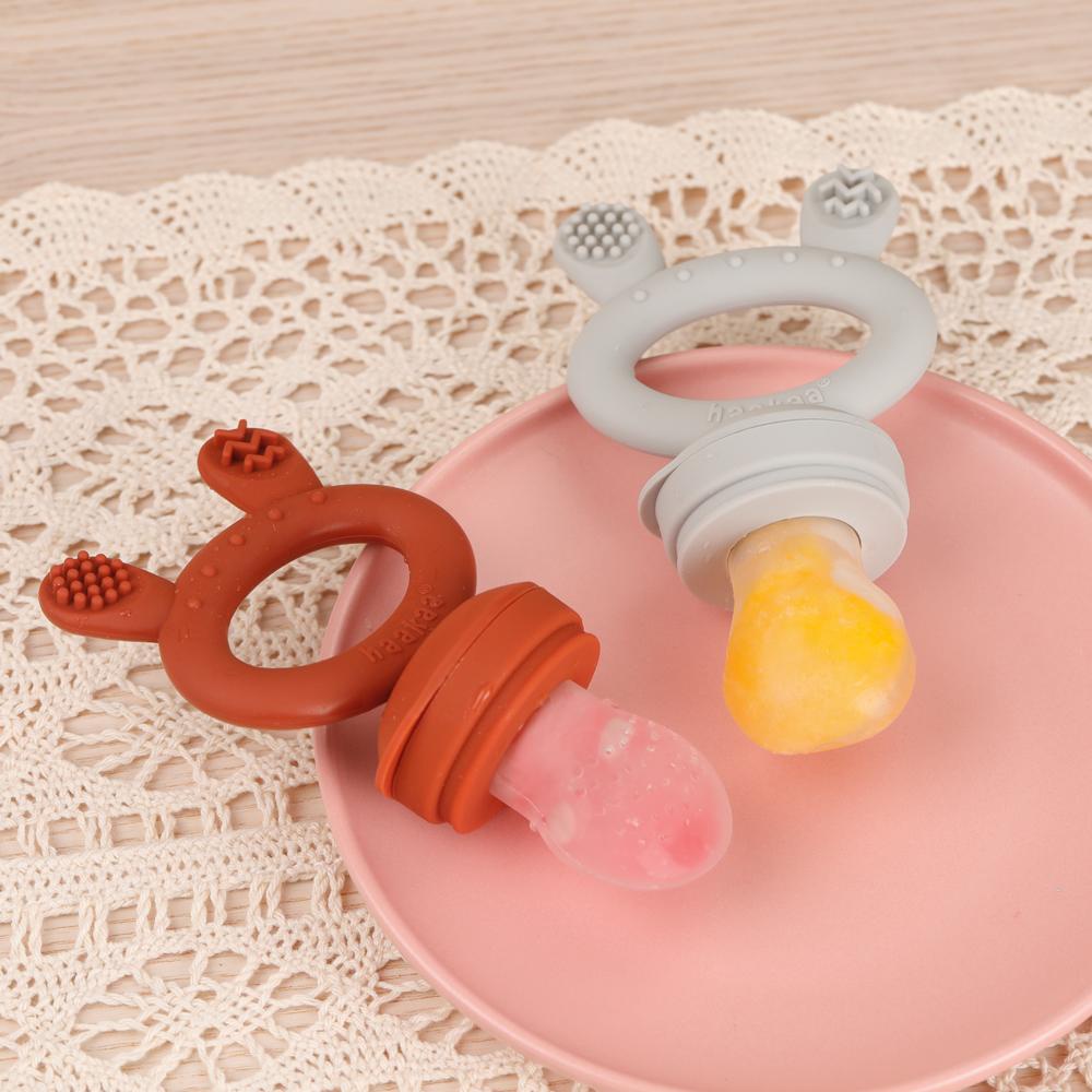 Mô tả Túi Nhai Ăn Dặm Chống Hóc Cao Cấp Cho Bé Silicone Haakaa, New Zealand. Núm Size L - 2