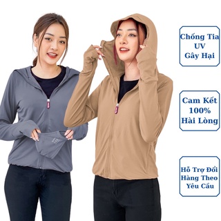 Áo chống nắng nữ, áo khoác chống nắng nữ 2 lớp chống tia UV thời trang cao cấp có khẩu trang đi kèm
