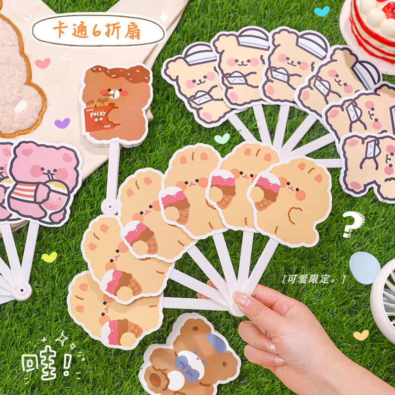 3 Quạt Cầm Tay Hoạt Hình