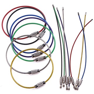 Combo 7 móc chìa khóa bằng bằng thép không gỉ EDC