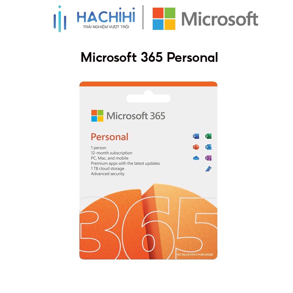 [Mã BMLTB200 giảm đến 100K đơn 499K] Phần mềm Microsoft Office 365 Personal