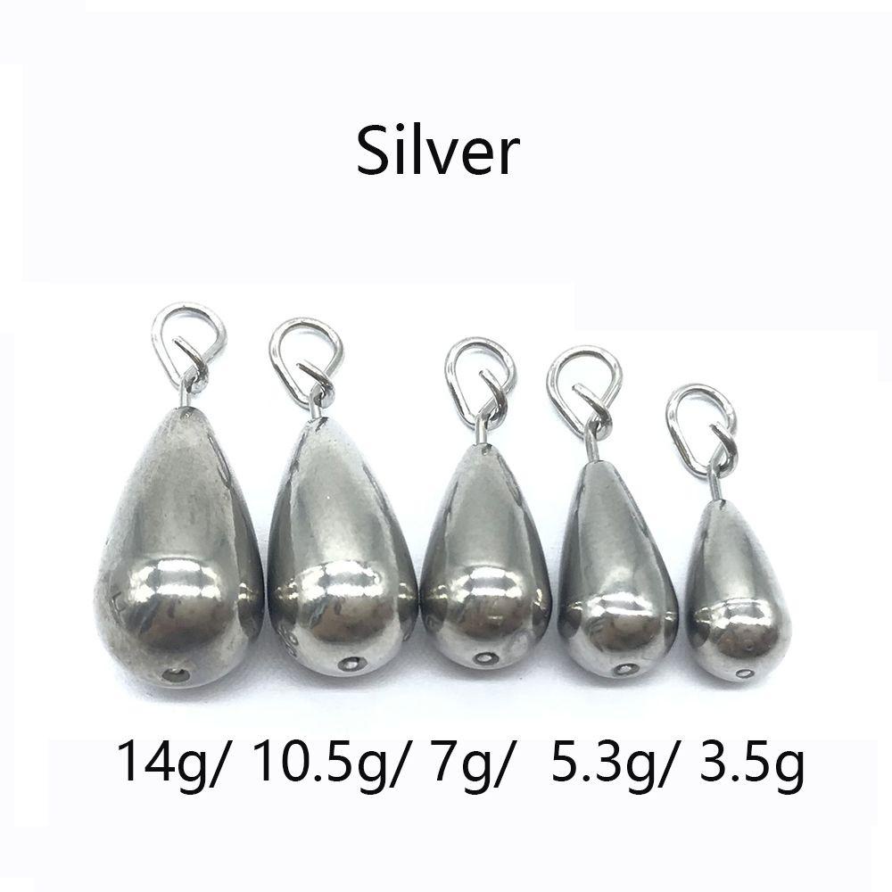 Đá Chì Vonfram Cho Câu Cá - Bộ Kèo Sinker 3.5/5.3/7/10.5/14g, Bổ Sung Trọng Lượng Hiệu Quả