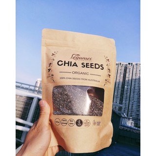Hạt Chia Đen Úc 100% Nguyên Chất - Siêu Thực Phẩm Giàu Omega-3, Chất Xơ và Protein, Tốt cho Sức Khỏe Tim Mạch, Giảm Cân