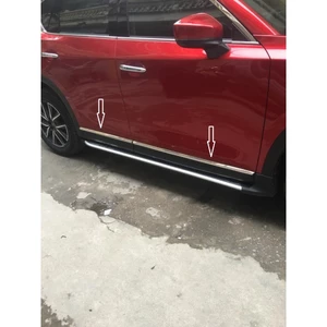 Nẹp sườn trang trí xe Mazda Cx5 2018-2022, Chất liệu nhựa ABS crom cao cấp,Mẫu bản to