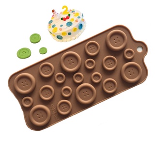Khuôn Silicone Tạo Hình Nút Áo Làm Bánh Kẹo,chocolate