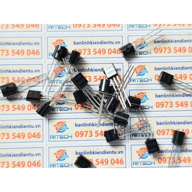 25 con] 2SC1815 C1815 Transistor NPN 0.15A/60V TO92 Shopee