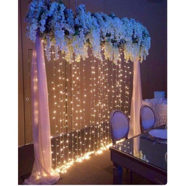 Led mành( rèm led trang trí) , led bộ 3mx3m loại 16 dây trang trí. - có ...