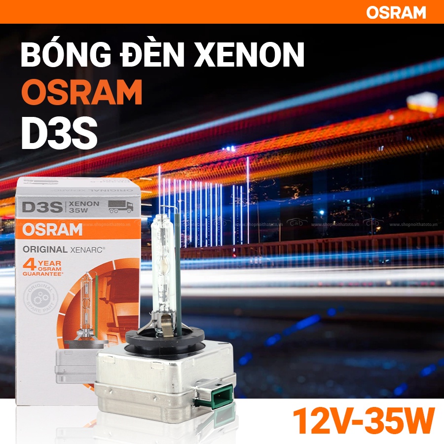 Bóng Đèn Xenon OSRAM Original D3S 66340 12V 35W