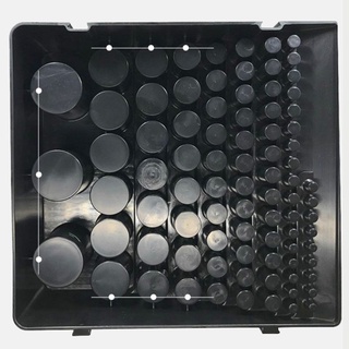 Charmantcc1 Hộp lưu trữ mũi khoan đen cho gia đình Bộ dụng cụ sử dụng chế biến gỗ DIY có thể giặt được Ổn định