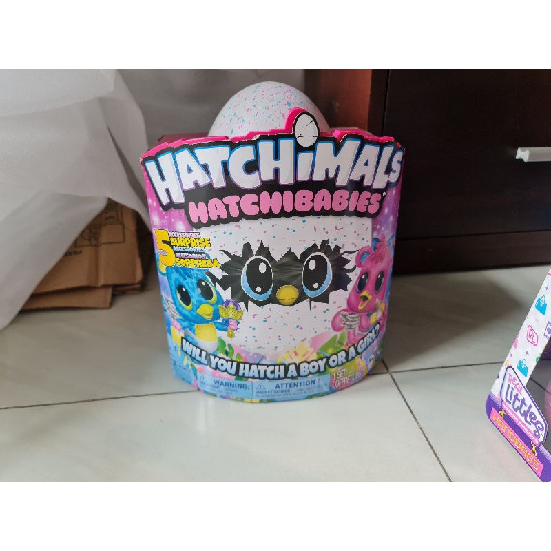 Thú bông có pin hatchibabies ponnette cheetree Foxfin hàng