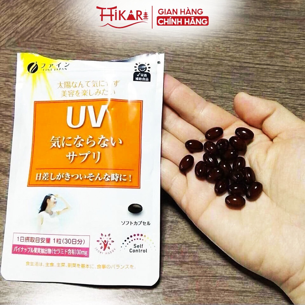 Ảnh Viên uống chống nắng UV Fine Japan 30 viên/gói 4