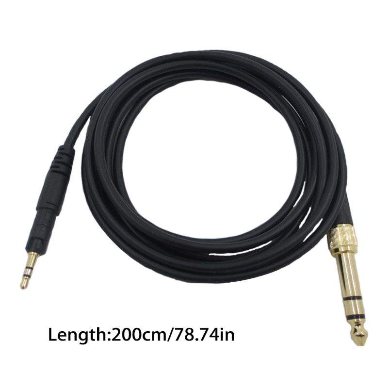 Replacement Cable For  ATH-M50X M40X M60X M70X Headphones 6.35mm