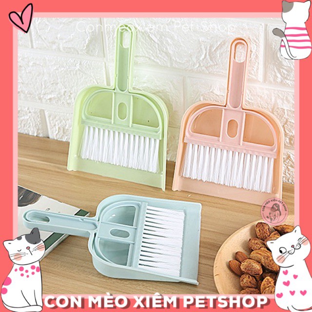Bộ chổi và ki hốt rác Mini tiện lợi - Dùng để dọn dẹp vệ sinh cho không ...
