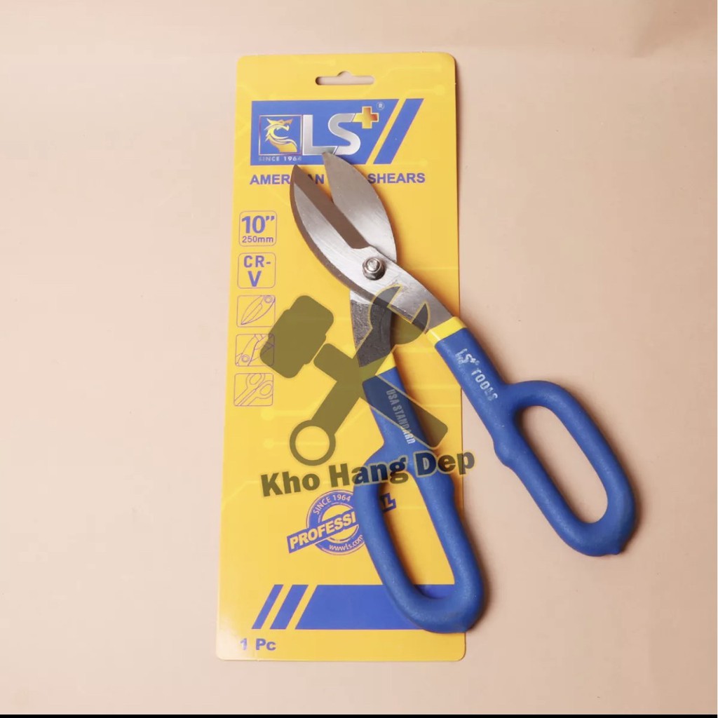 Kéo cắt tôn LS+ loại lớn 10inch lưỡi thép siêu bền cao cấp | Shopee ...